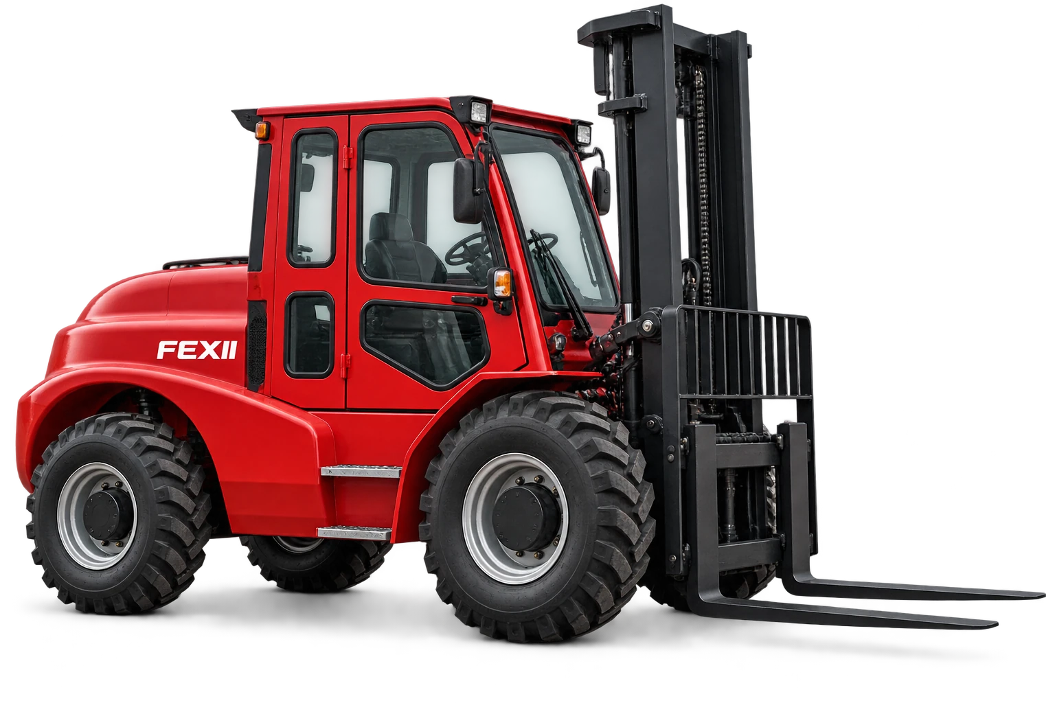 Integrated 5T 4WD Rough Terrain Forklift